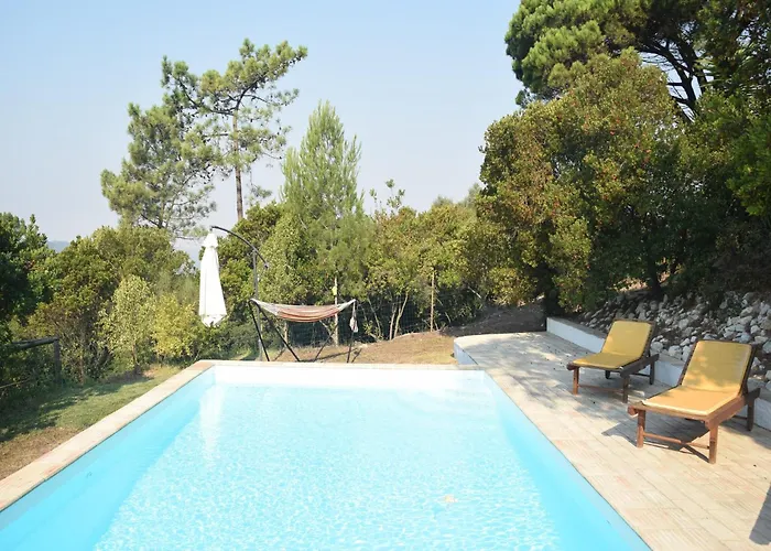 Family With Pool And Barbecue Алкобаса